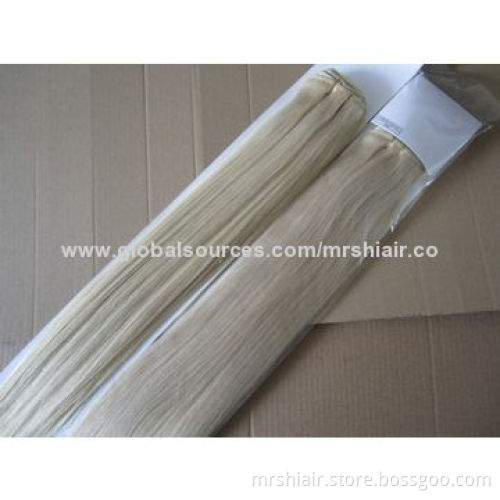 22-Inch Pure #60 Indian Remy Clip in Hair Extensions
